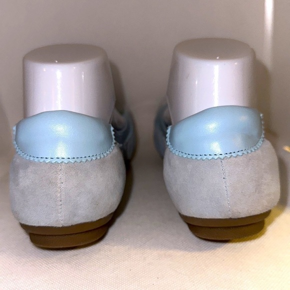 Lands’ End Blue Suede Ballet Flats Size 8.5B - EUC - Picture 3 of 10